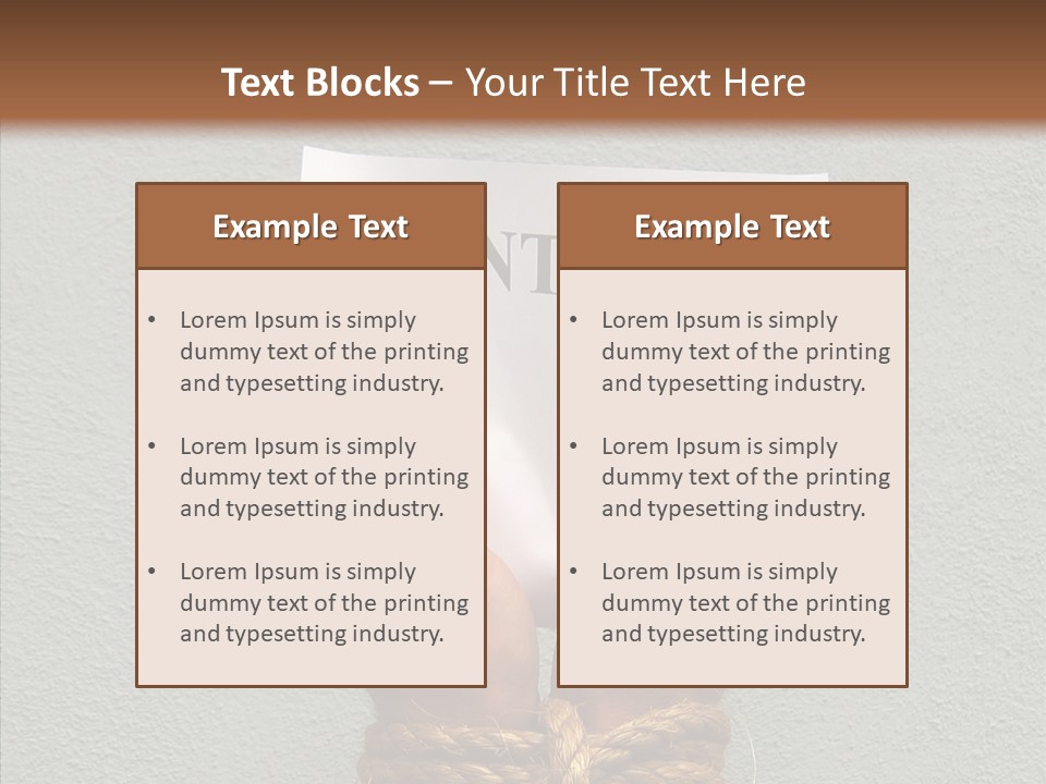 Tie Environmental Employee PowerPoint Template