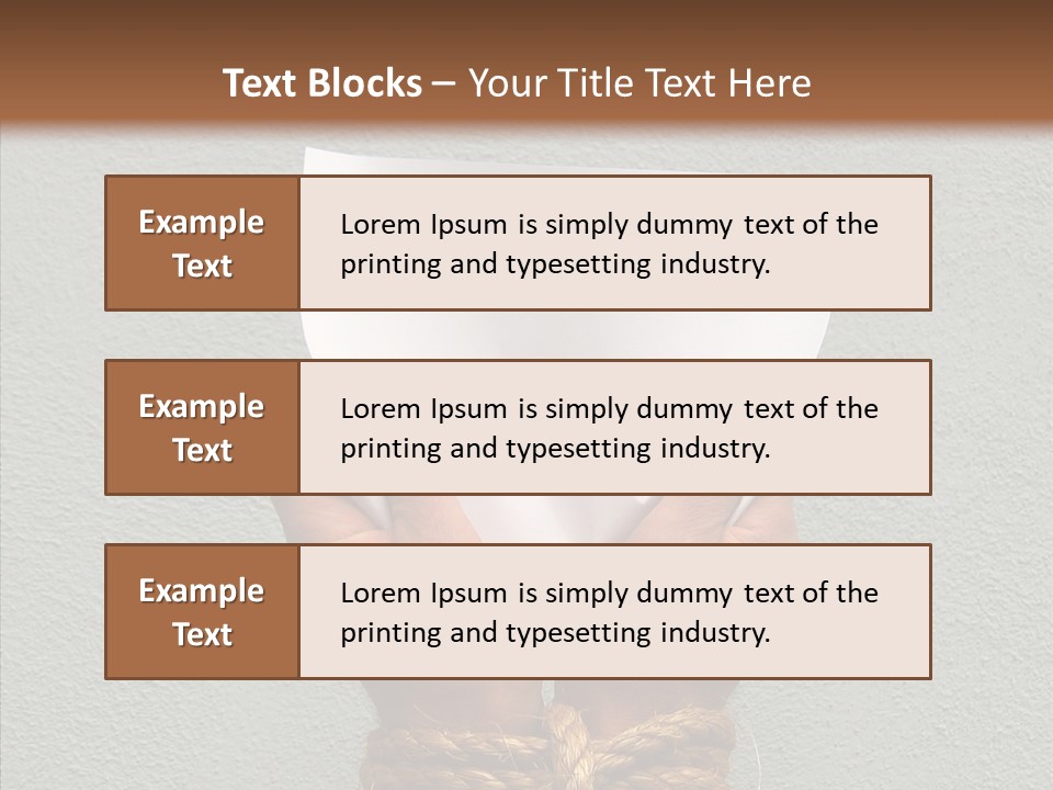 Tie Environmental Employee PowerPoint Template