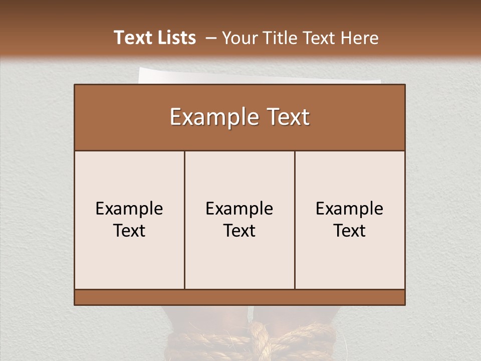 Tie Environmental Employee PowerPoint Template