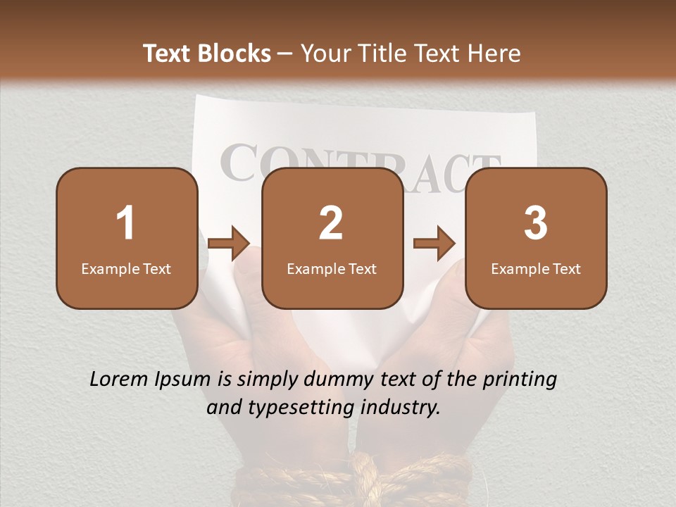 Tie Environmental Employee PowerPoint Template