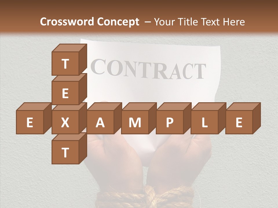 Tie Environmental Employee PowerPoint Template