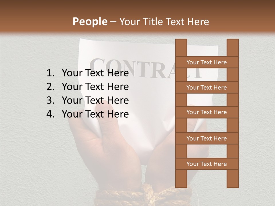 Tie Environmental Employee PowerPoint Template