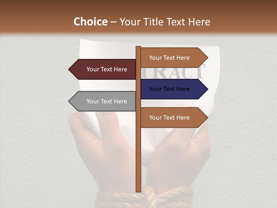 Tie Environmental Employee PowerPoint Template
