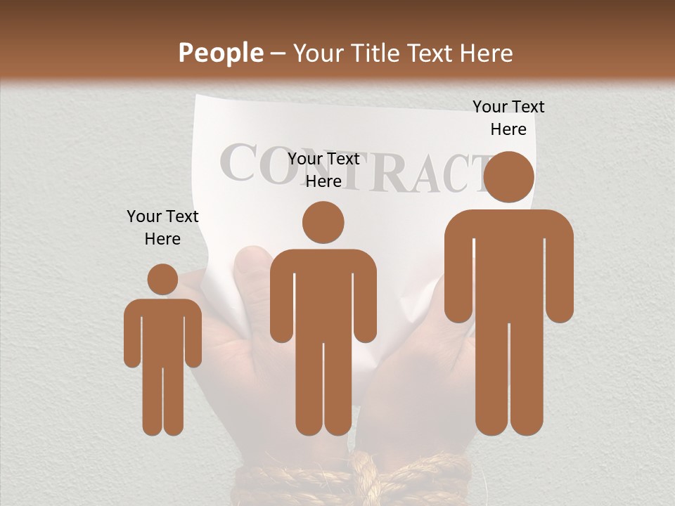 Tie Environmental Employee PowerPoint Template