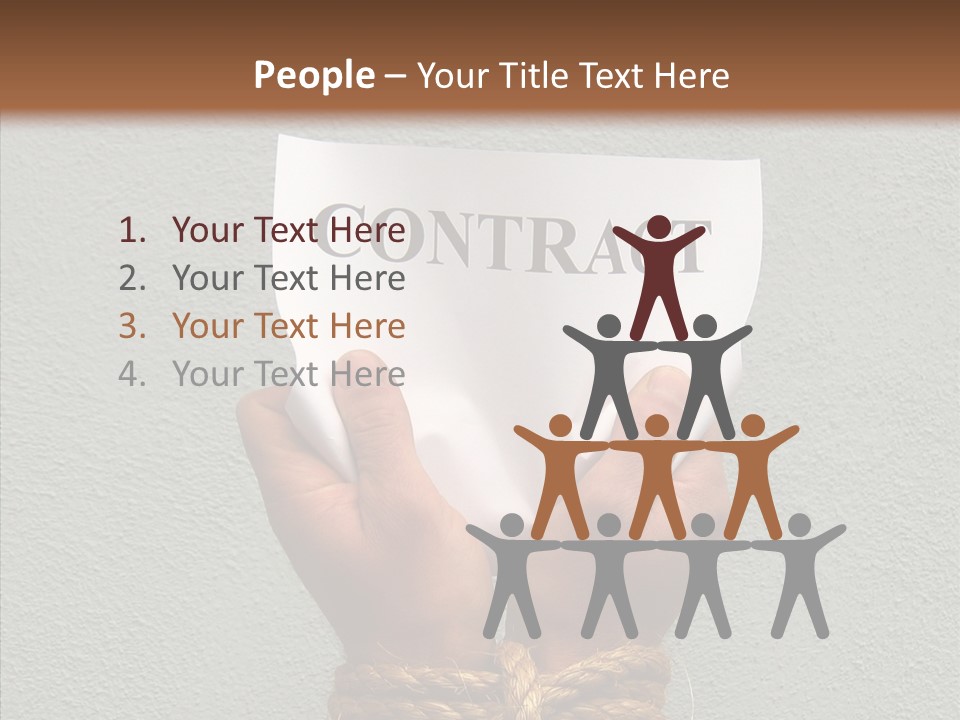 Tie Environmental Employee PowerPoint Template