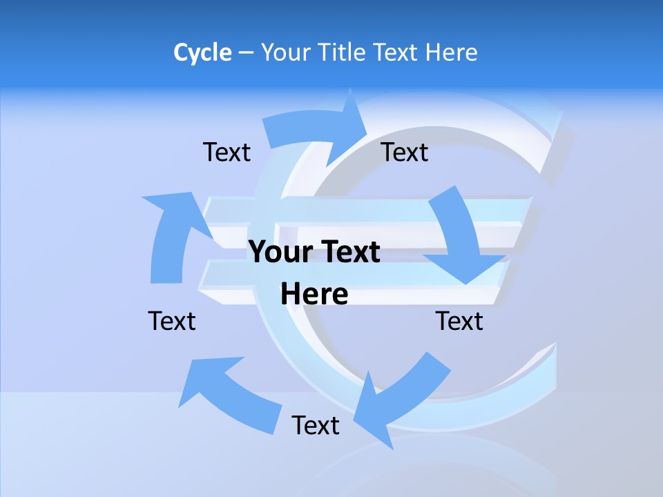 Illustration Rise Growth PowerPoint Template