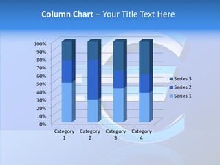 Illustration Rise Growth PowerPoint Template