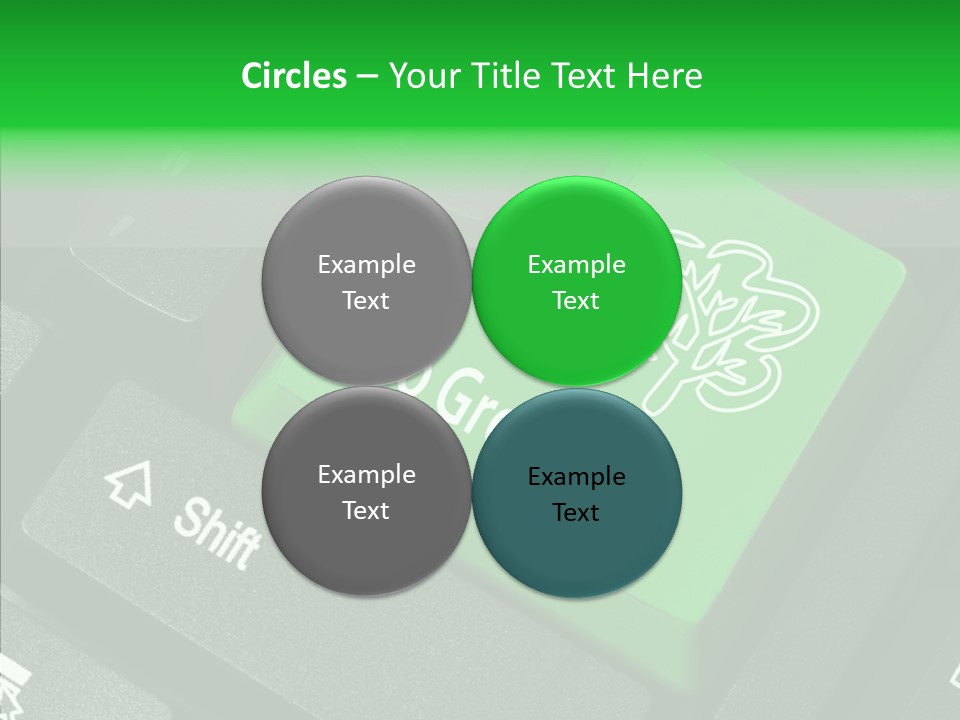 Computer Technology Key PowerPoint Template