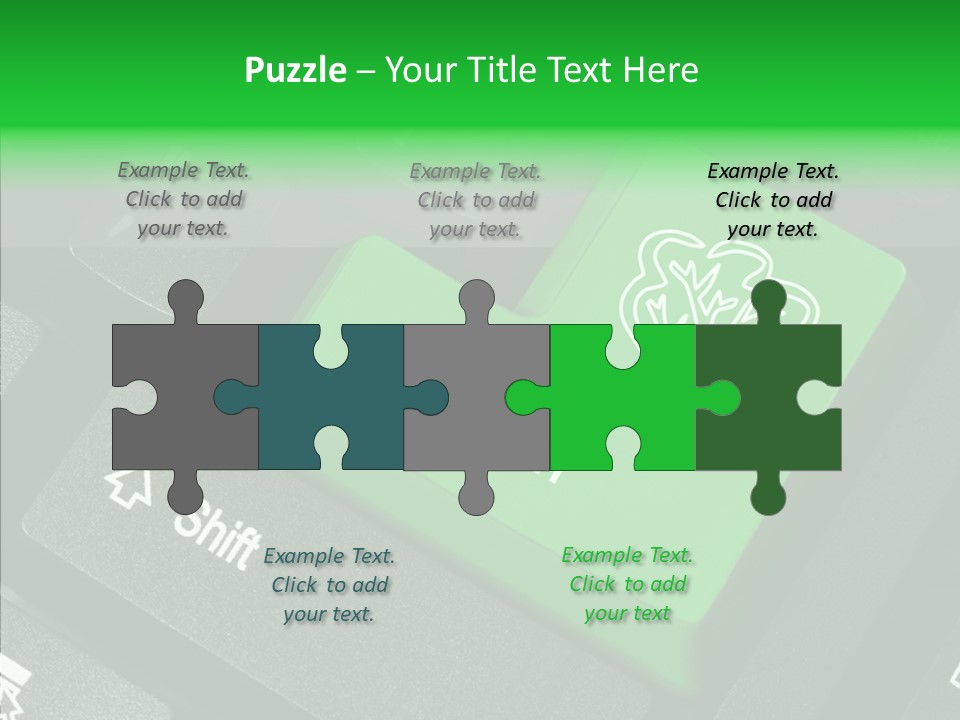 Computer Technology Key PowerPoint Template