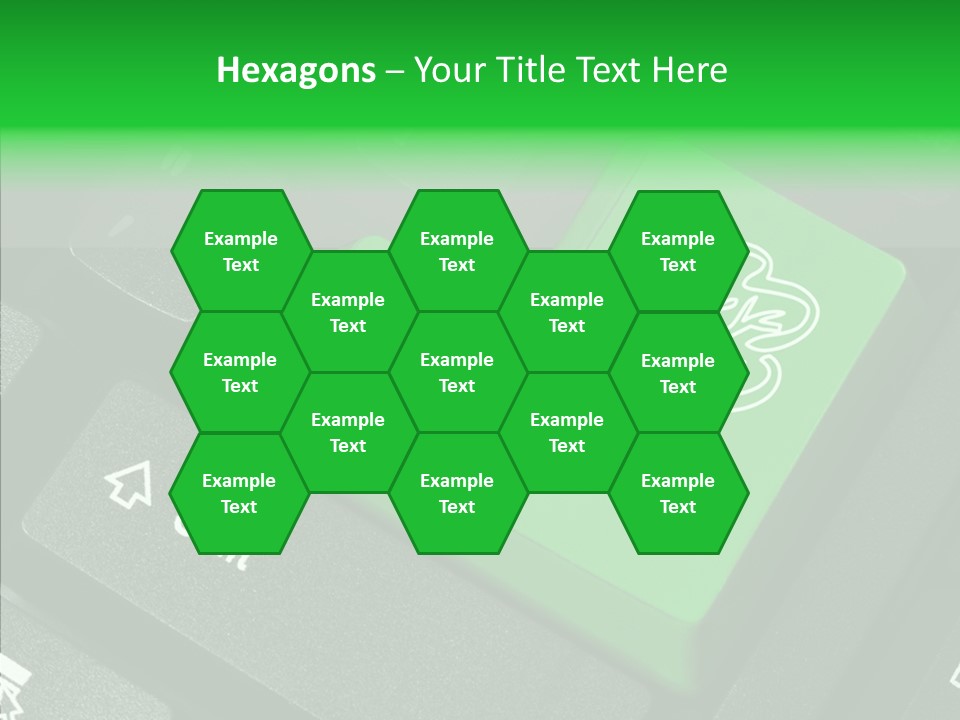Computer Technology Key PowerPoint Template