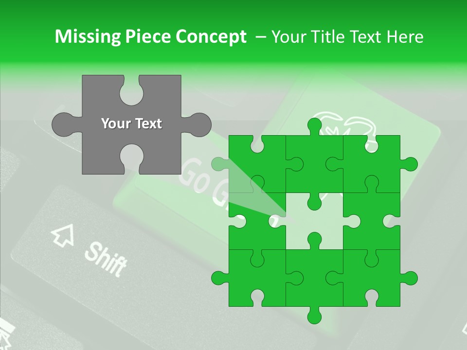 Computer Technology Key PowerPoint Template