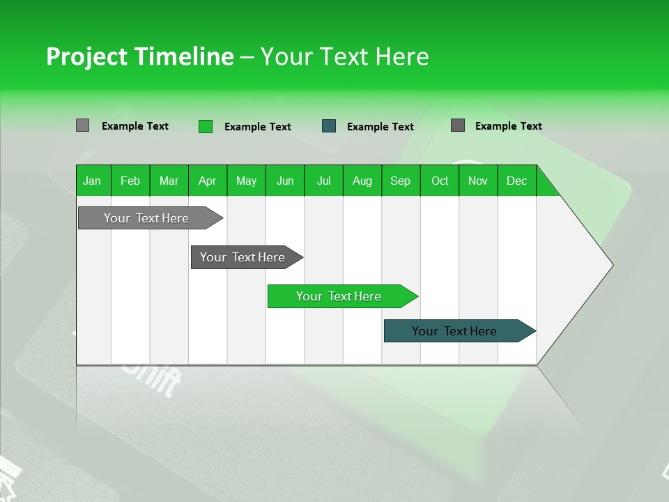 Computer Technology Key PowerPoint Template