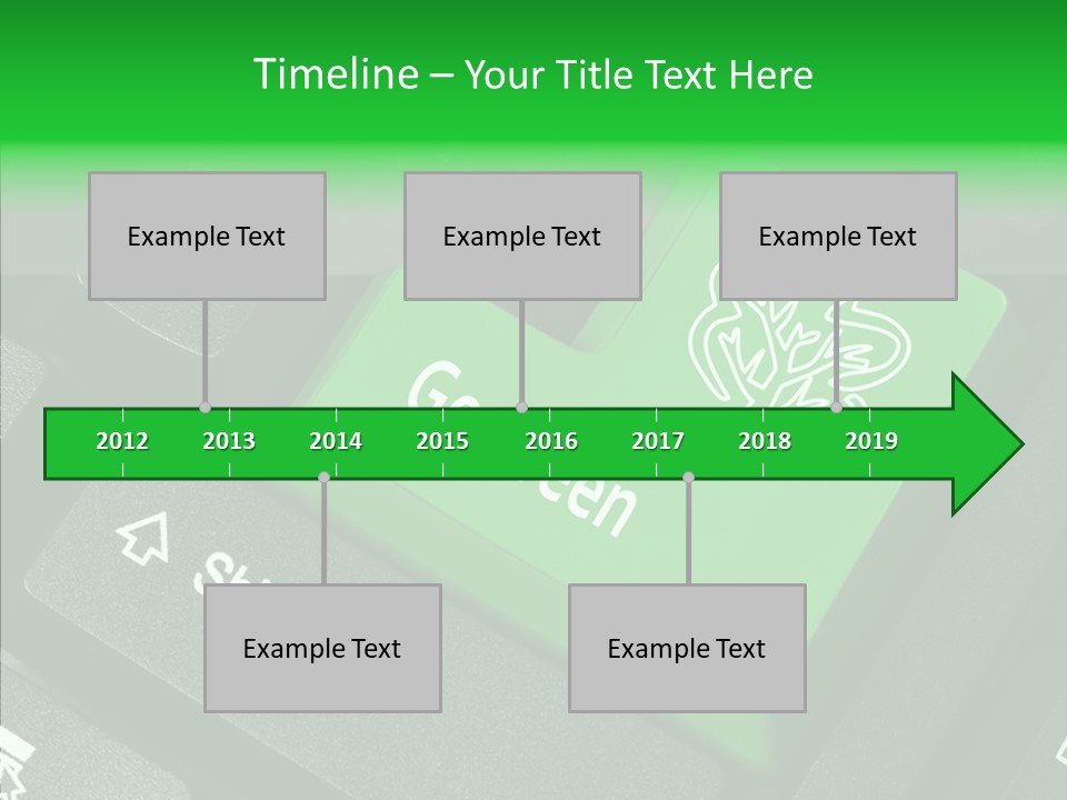 Computer Technology Key PowerPoint Template