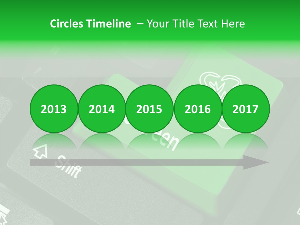 Computer Technology Key PowerPoint Template