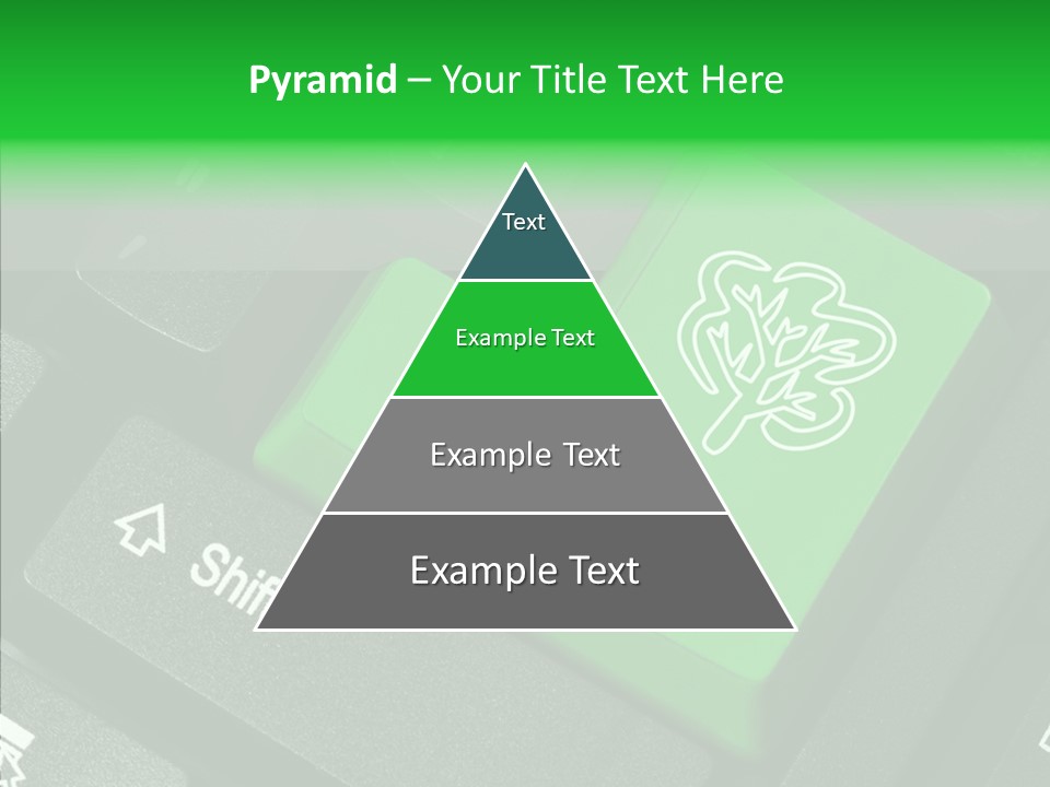 Computer Technology Key PowerPoint Template