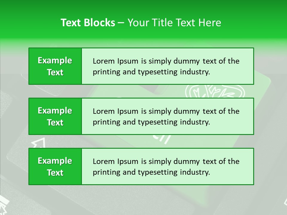Computer Technology Key PowerPoint Template