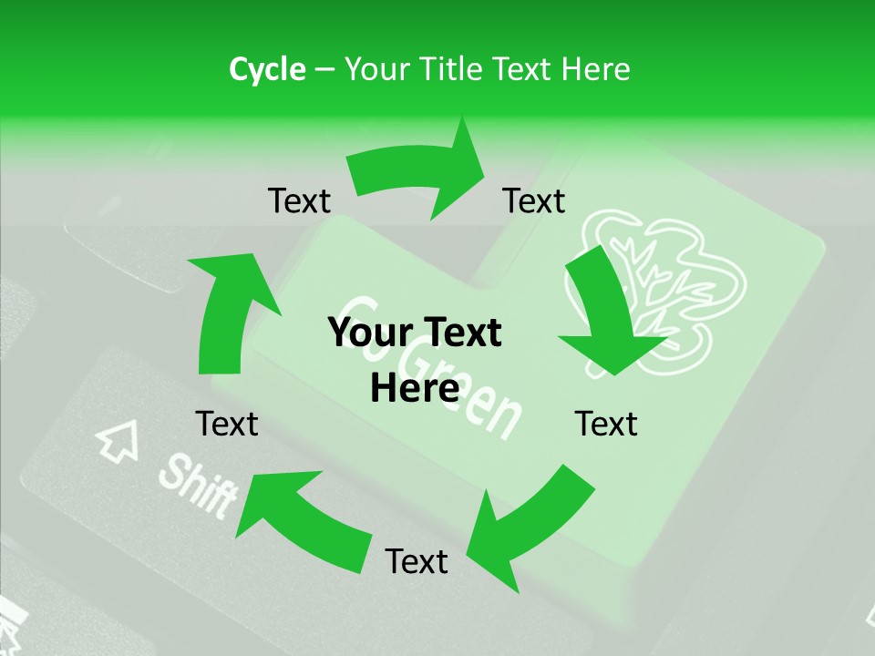 Computer Technology Key PowerPoint Template