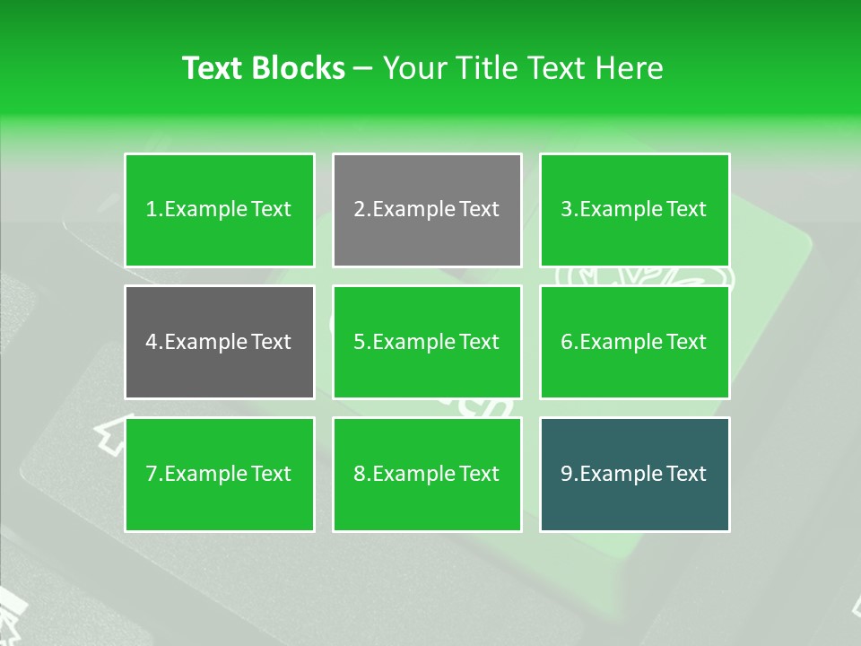 Computer Technology Key PowerPoint Template