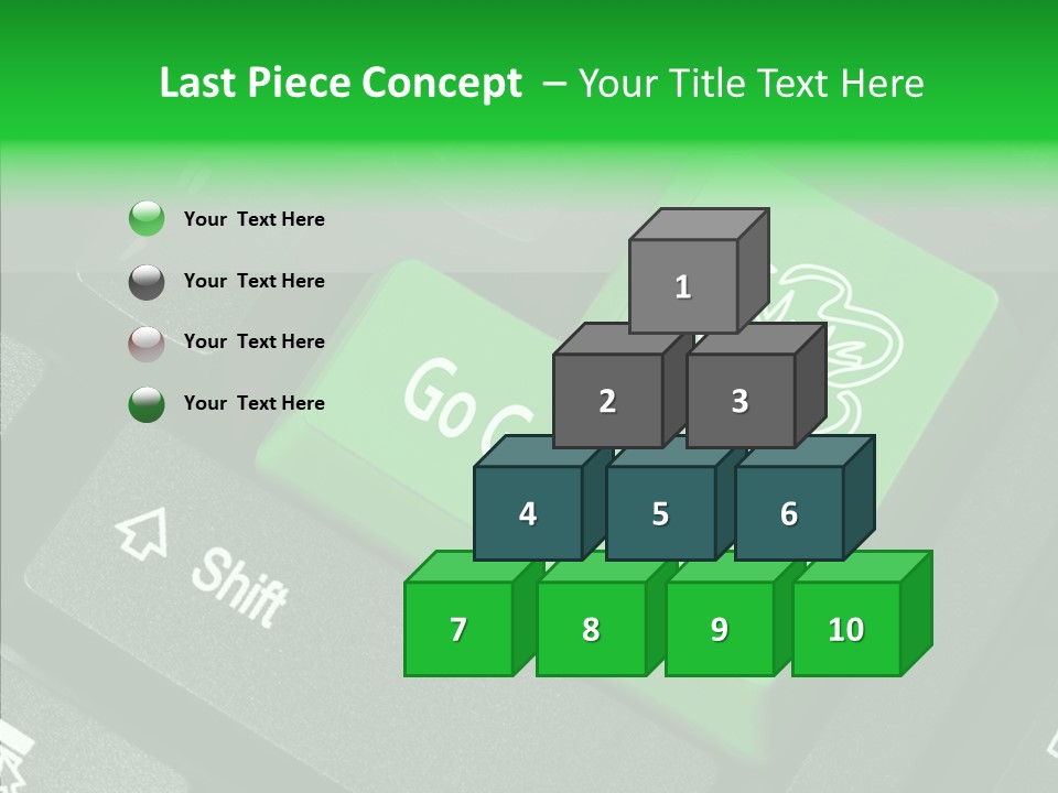 Computer Technology Key PowerPoint Template
