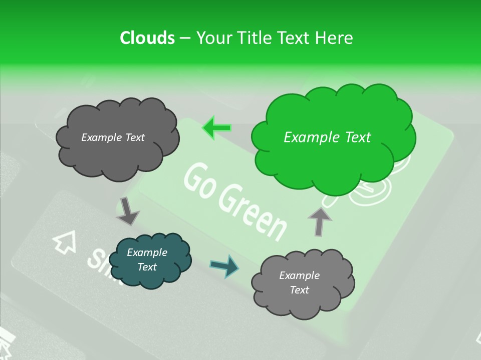 Computer Technology Key PowerPoint Template