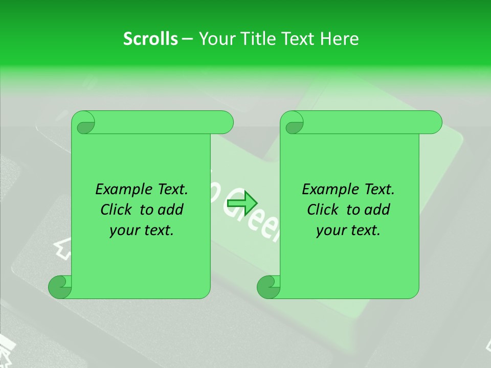 Computer Technology Key PowerPoint Template