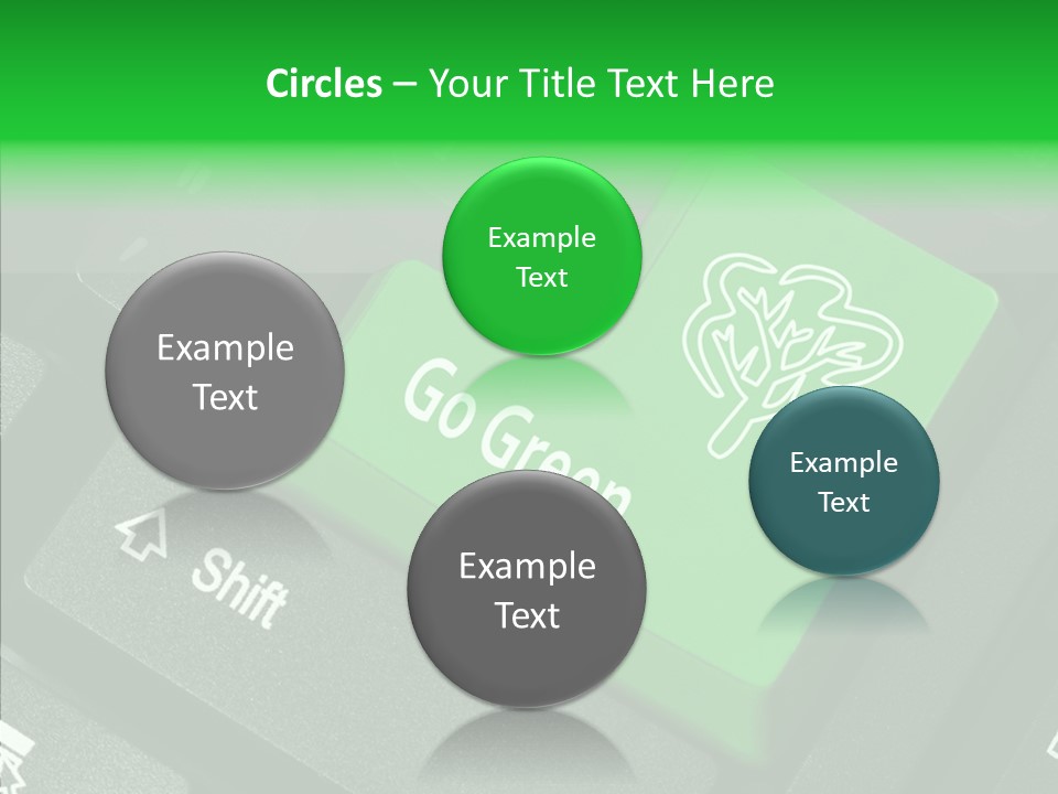 Computer Technology Key PowerPoint Template