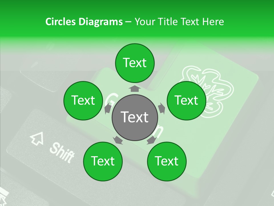 Computer Technology Key PowerPoint Template