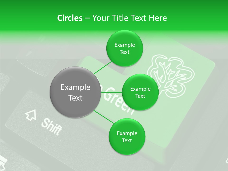 Computer Technology Key PowerPoint Template