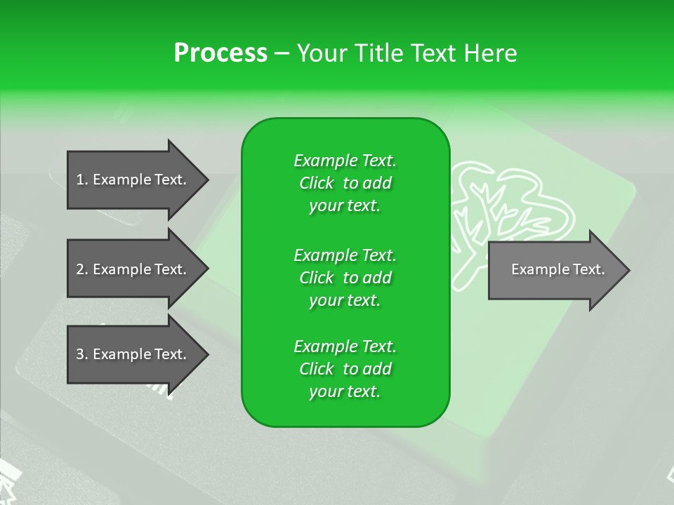 Computer Technology Key PowerPoint Template