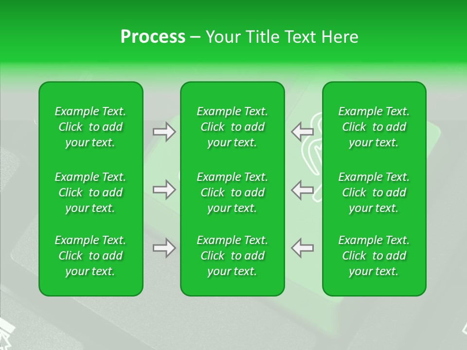 Computer Technology Key PowerPoint Template
