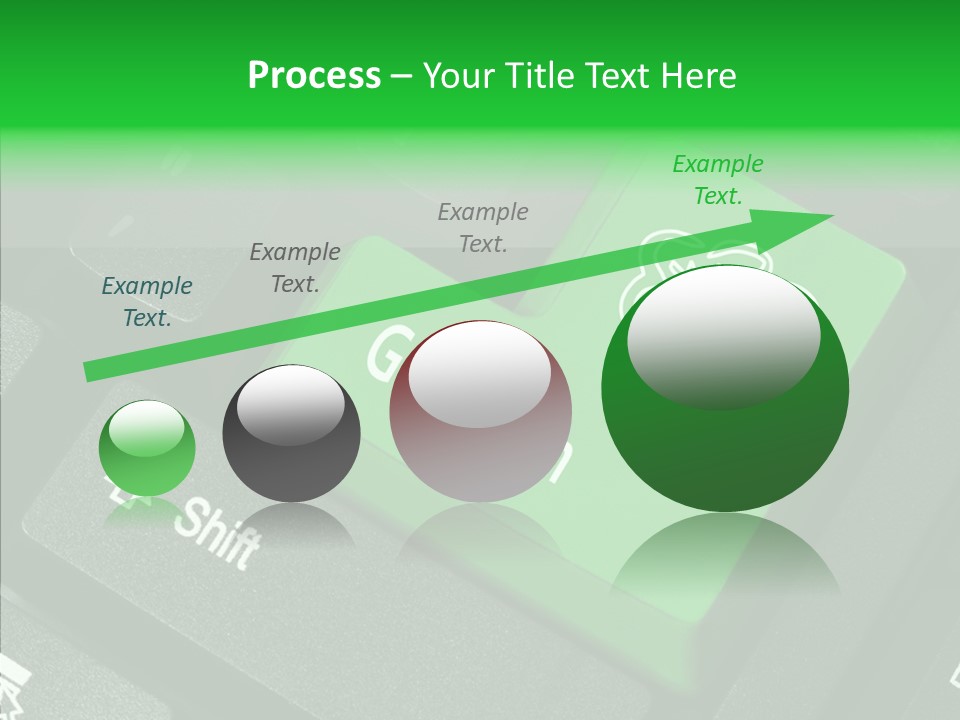 Computer Technology Key PowerPoint Template