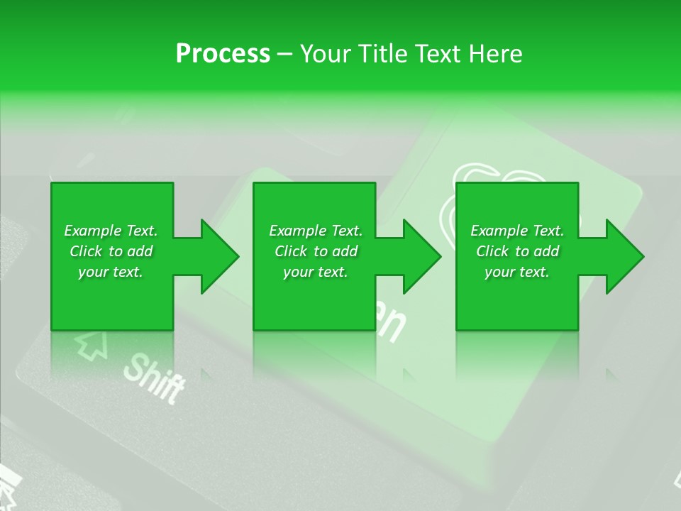 Computer Technology Key PowerPoint Template