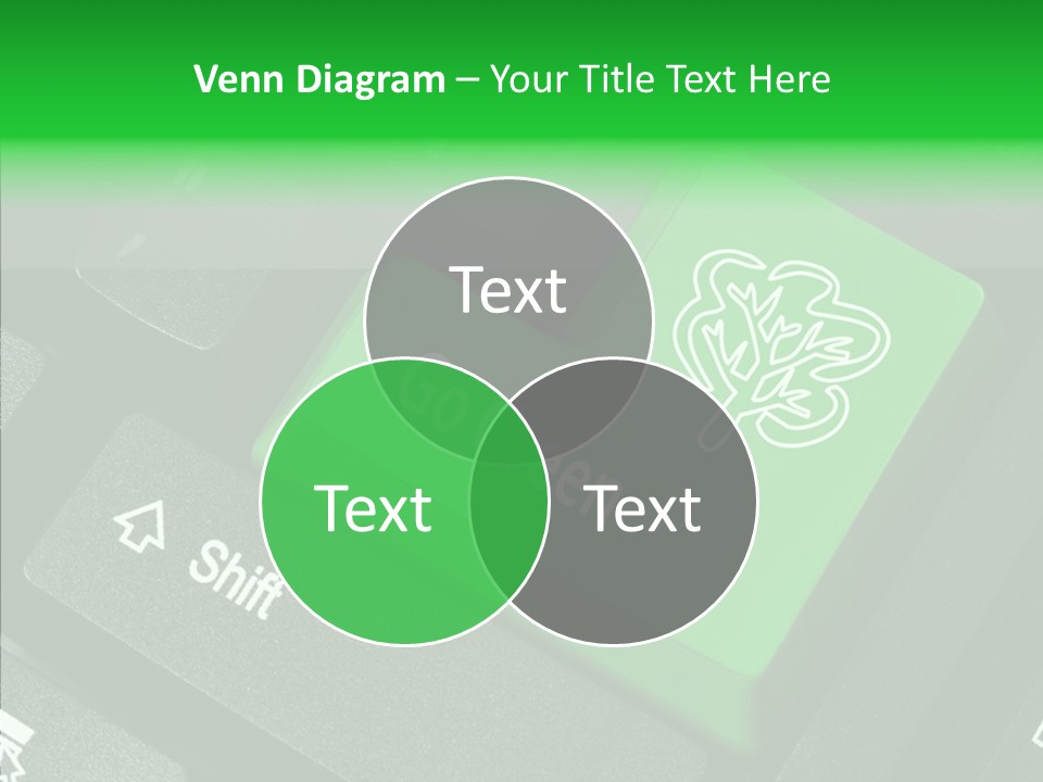 Computer Technology Key PowerPoint Template
