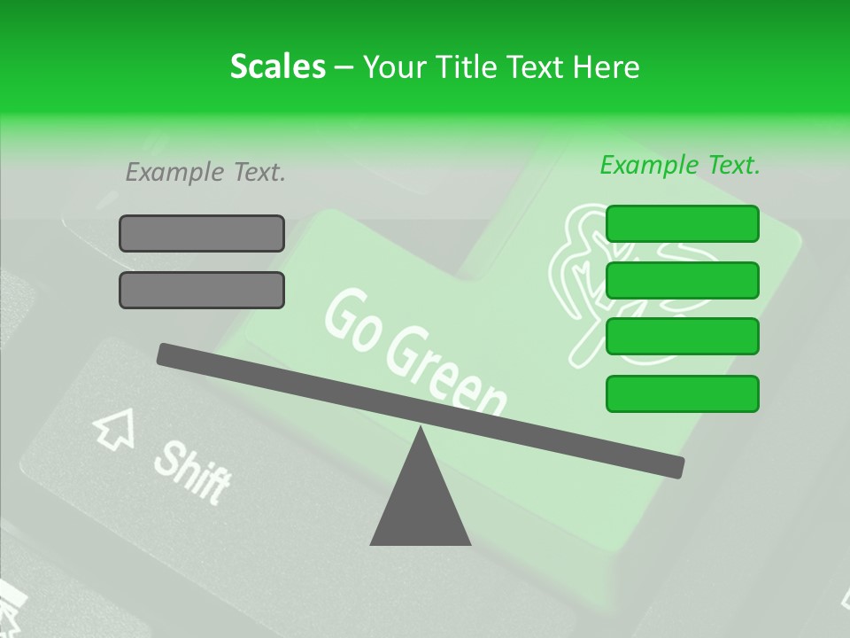 Computer Technology Key PowerPoint Template