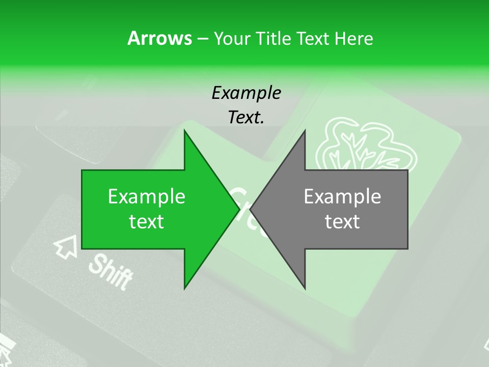 Computer Technology Key PowerPoint Template