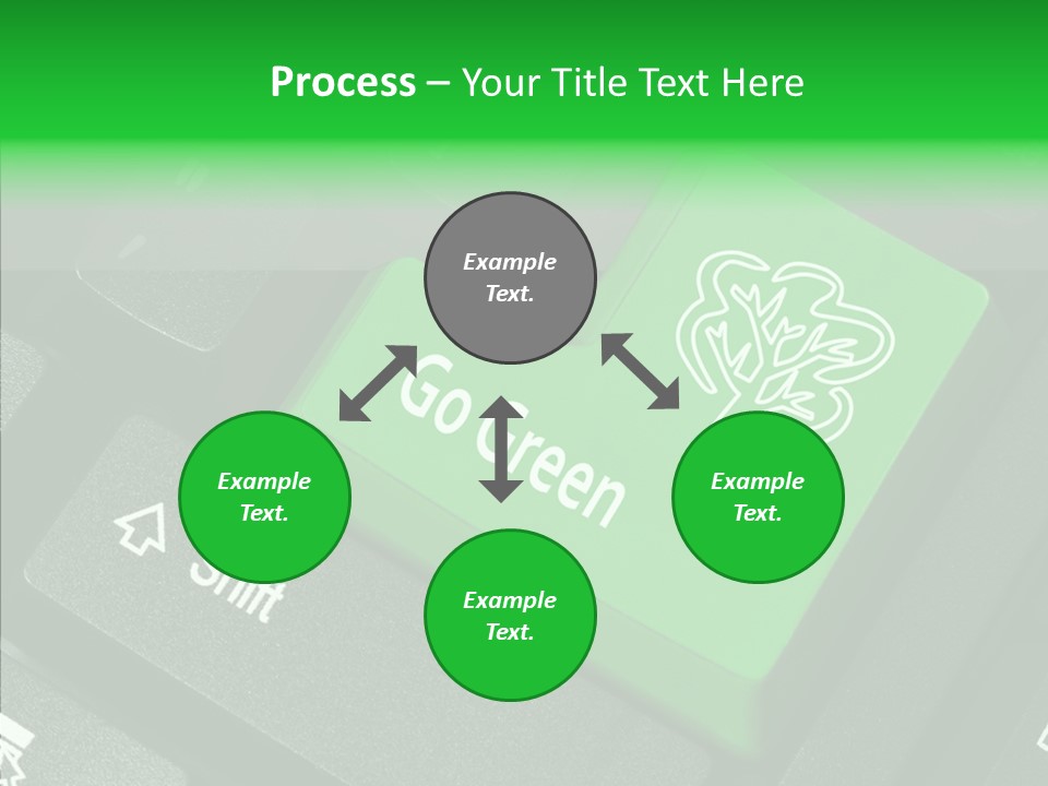 Computer Technology Key PowerPoint Template