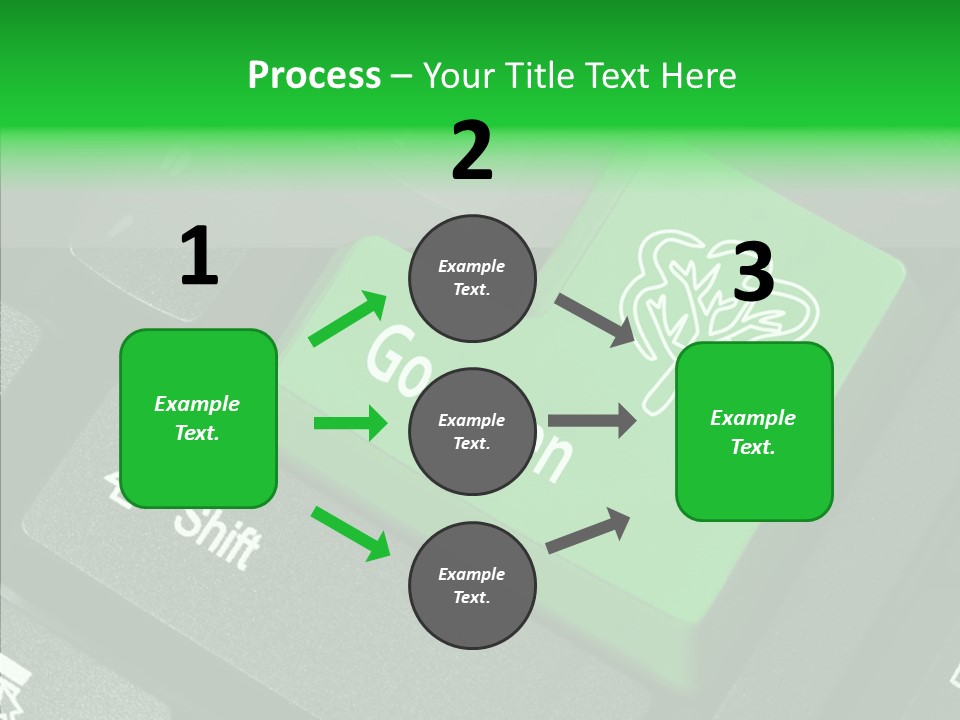 Computer Technology Key PowerPoint Template