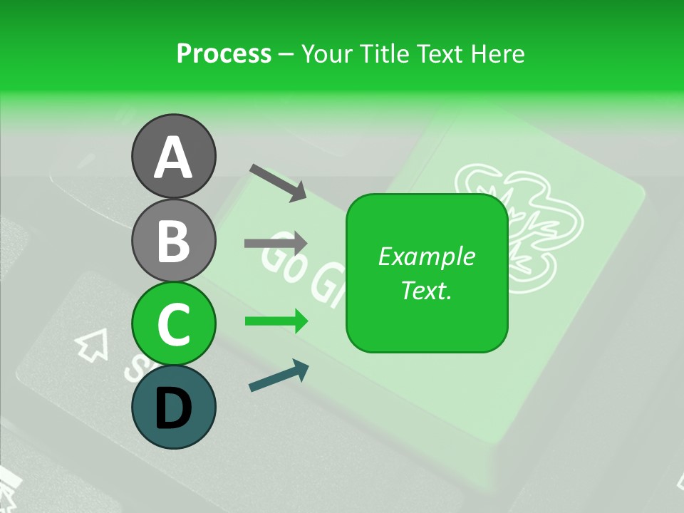 Computer Technology Key PowerPoint Template