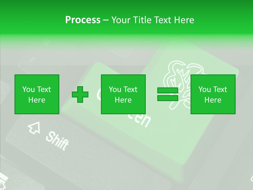Computer Technology Key PowerPoint Template