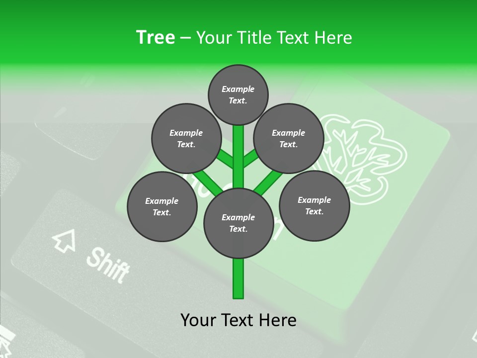 Computer Technology Key PowerPoint Template