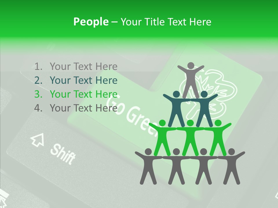 Computer Technology Key PowerPoint Template