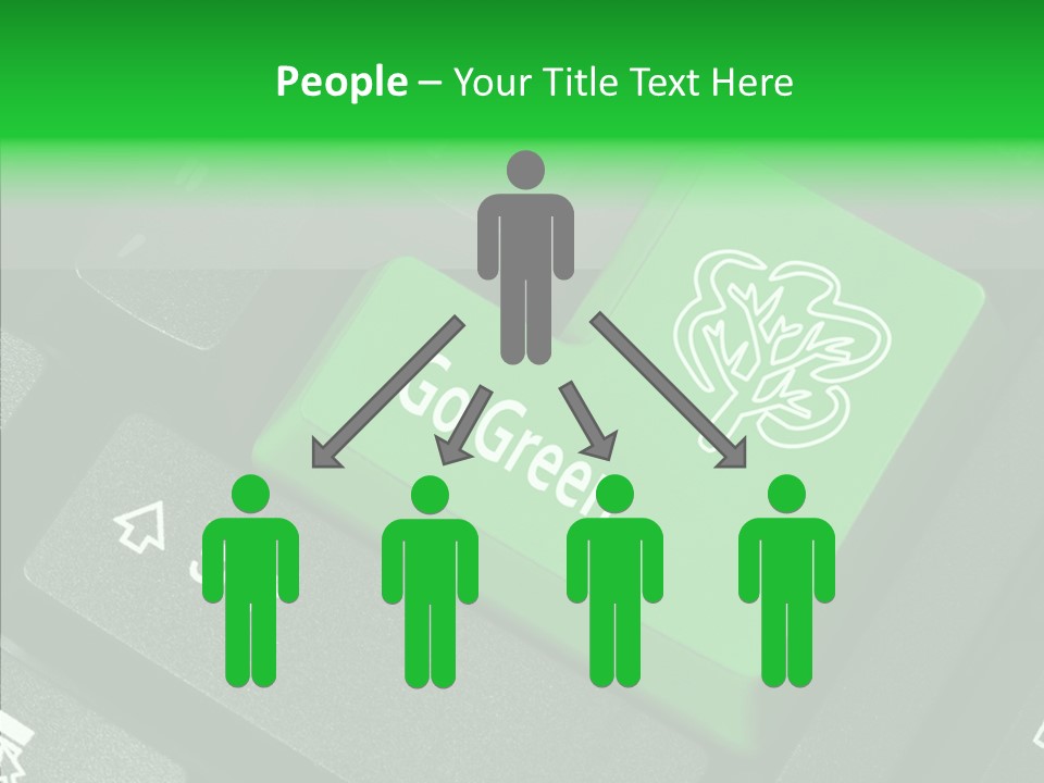 Computer Technology Key PowerPoint Template
