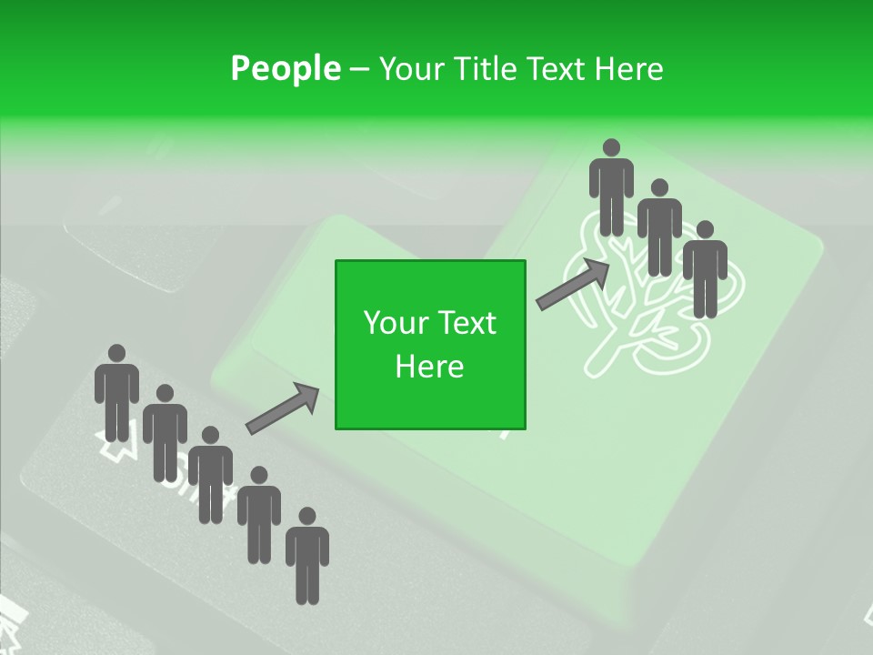 Computer Technology Key PowerPoint Template