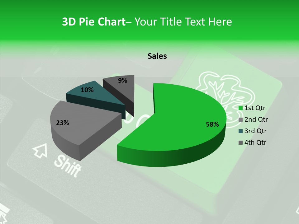 Computer Technology Key PowerPoint Template