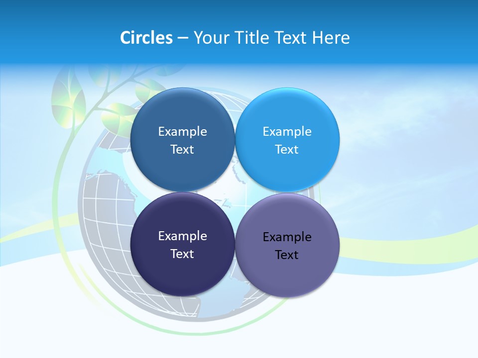 Icon Background Planet PowerPoint Template