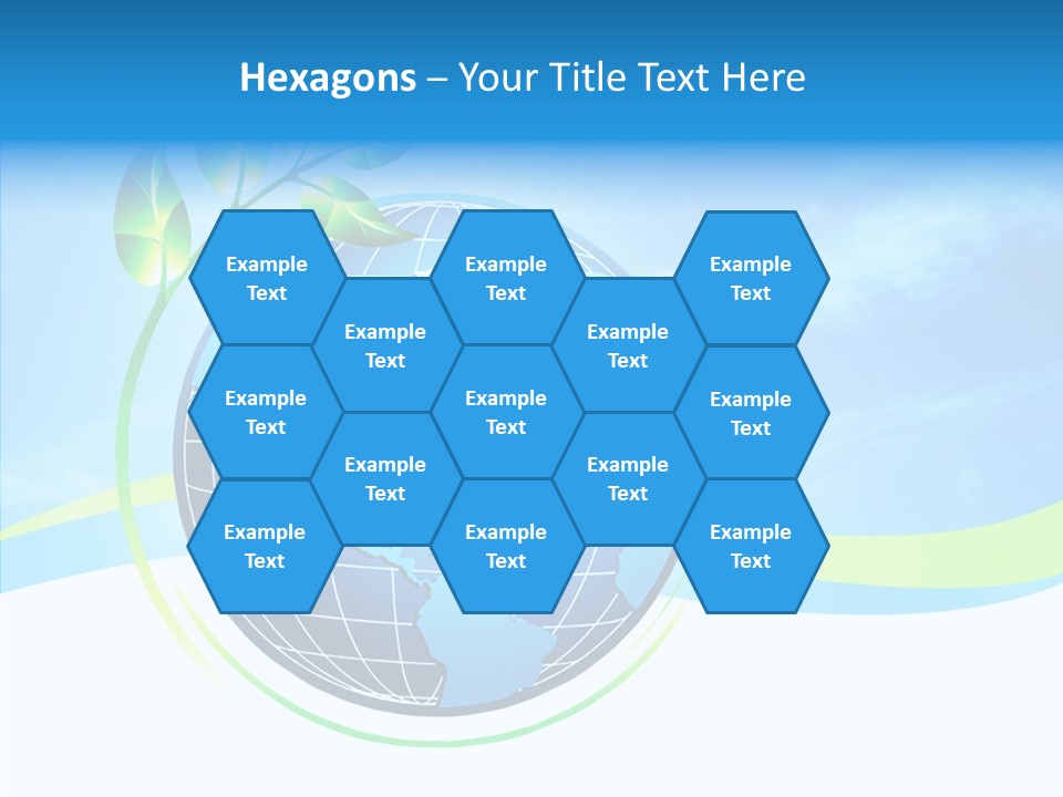 Icon Background Planet PowerPoint Template