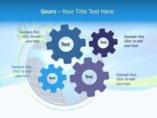 Icon Background Planet PowerPoint Template