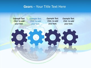 Icon Background Planet PowerPoint Template