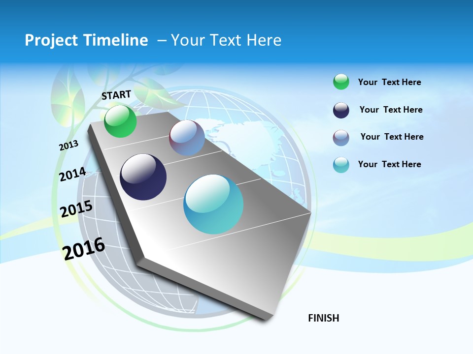 Icon Background Planet PowerPoint Template