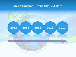 Icon Background Planet PowerPoint Template
